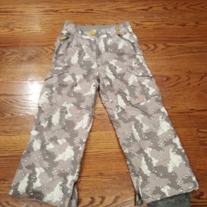 Burton Snow Pants Camo Boys 7-8